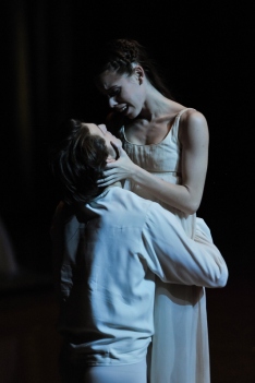 The star-crossed lovers in our first Beijing performance were David Moore as Romeo, Elisa Badenes as Juliet
